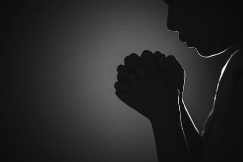 Photo black and white prayer hands | Premium Photo #Freepik #photo #prayer-praying #praying #prayer-background #prayer Prayer Hands Aesthetic, Prayer Background Images, Prayers Background, Praying Background, Prayer Background, Black Woman Praying, Calendar Logo, Hands Praying, Media Ministry