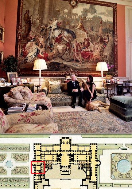 Family Sitting Room, Woodstock Oxfordshire, Historic Interiors, Reception Halls, English Houses, Oxfordshire England, Palace Interior, English Castles, Blenheim Palace