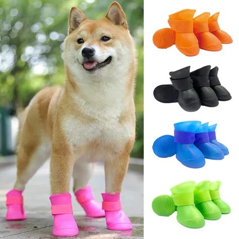 Dog Rain Boots, Cat Boots, Dog Boots, Rain Shoes, Chinchillas, Rubber Boot, Dog Shoes, Small Puppies, Pet Paws