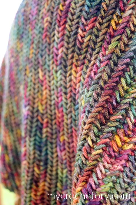 Intermediate Crochet Patterns Free, Variegated Crochet Patterns, Variated Yarn Crochet Patterns, Herringbone Crochet Scarf, Crochet Herringbone Scarf, Crochet Variegated Yarn Projects, Knit Scarf Free Pattern, Herringbone Crochet Blanket, Variegated Yarn Crochet Patterns