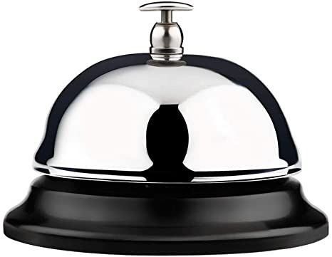 Amazon.com : Service Bell, Call Bell, Desk Bell, Big Button, Improved Version, Top Quality : Office Products Call Bells, Desk Bell, Call Bell, Bell Top, Uk Shopping, Hand Bells, Mirror Effect, Reception Areas, Button Top