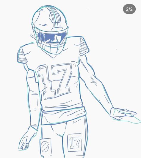 Drawing Ideas Football, Football Players Drawing, American Football Drawing, Nfl Drawings, Drawing Football, Pirate Font, Football Things, Football Player Drawing, Helmet Drawing