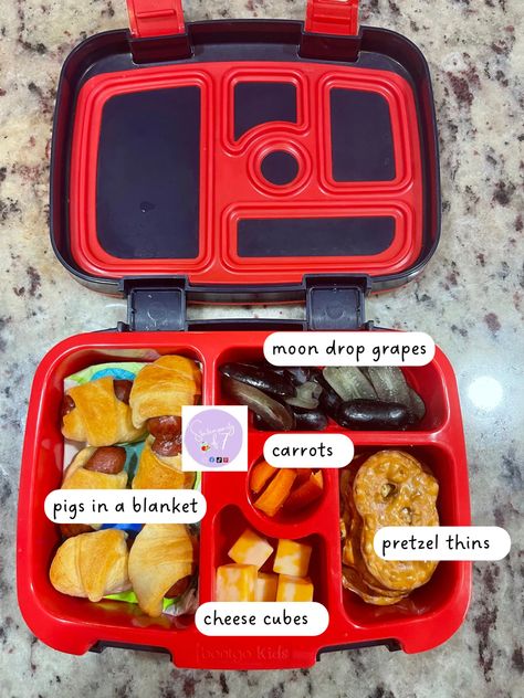 Preschool Bento Box Lunch Ideas, Preschool Lunch Box, Fun School Lunches, Lunch Box Meals, Kids Lunch Box Meals, Kindergarten Lunch, School Lunch Ideas For Kids, Preschool Lunch, Lunch For School