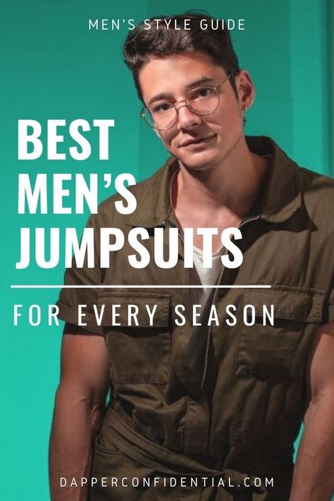 Read the article for our top 11 men's jumpsuit picks that will take you through every season and any kind of event. Mens Jumpsuit Fashion, Men's Jumpsuit, Mens Jumpsuit, Jumpsuit For Men, Work Pants For Men, Jumpsuit Formal, Grooming Hacks, Outfits Male, Men Jumpsuit