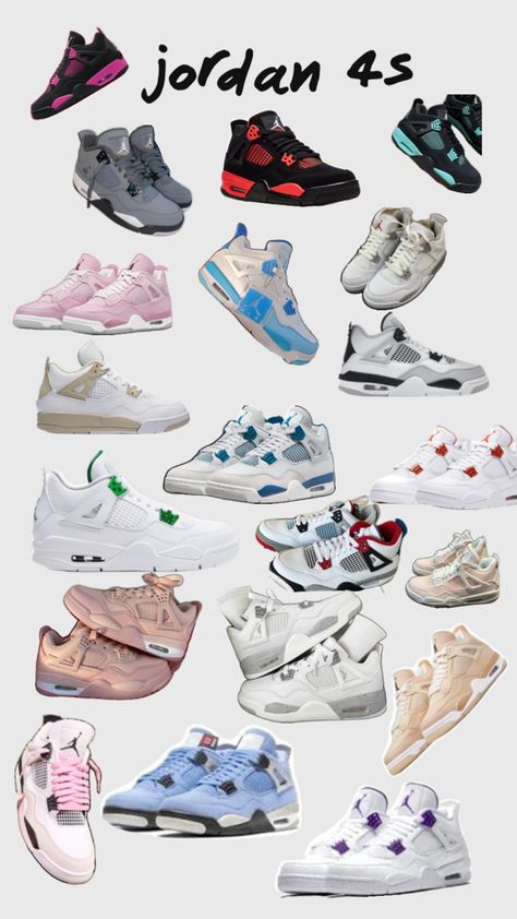 Cute Jordans, Pretty Sneakers, Nike Shoes Girls, Nike Fashion Shoes, Preppy Shoes, Pretty Shoes Sneakers, Jordan 4s, Jordan Shoes Retro