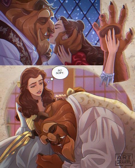 Belle Fanart Disney, Belle And Adam Fan Art, Belle And Beast Fan Art, Beauty And The Beast Fan Art, Belle X Beast, Bell And The Beast, Beauty And The Beast Drawings, Adam Beauty And The Beast, Belle Fanart