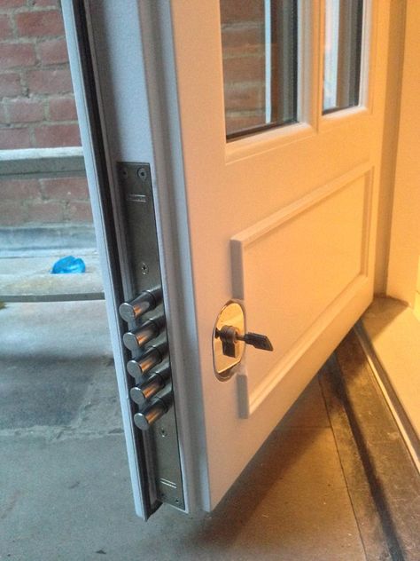 Shop Barndominium, Home Security Tips, Diy Home Security, Steel Door, Bloxburg House Ideas, Home Safety, Barndominium Ideas, Home Upgrades, Bloxburg House