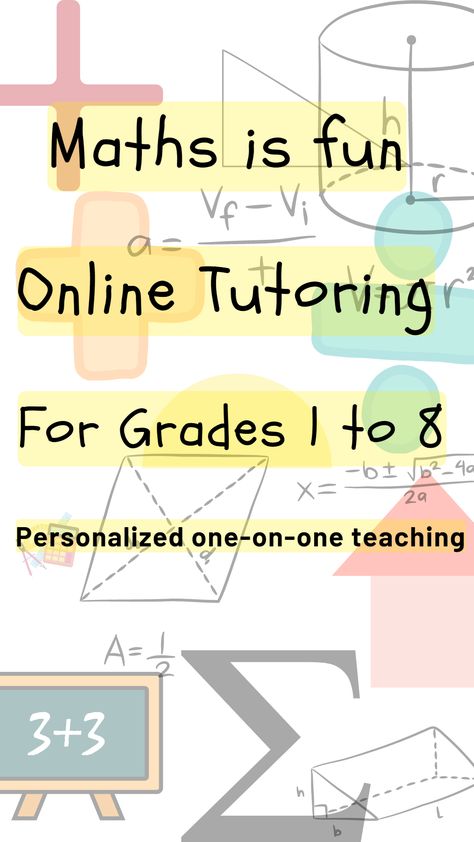 As an online tutor, I offer personalized and expert tutoring services for grades 1 to 8 in maths, science, English, and physics. Contact me today to schedule a session and start achieving your academic goals. #onlinetutoring #tutoring #maths #science #english #physics #gradeschool #testprep #homeworkhelp Let us make studies fun and not a burden for kids. They are already burdened by the world's current landscape!! Not A Burden, Tutoring Services, Teach Online, Math And Science, Academic Goals, A Burden, Math Tutor, Online Tutoring, Homework Help