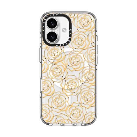 Gold Camelia - Transparent Flowers Case – CASETiFY Casetify Cases, Coffee Cups Diy, Phone Case Collection, Transparent Flowers, Case Hp, Love Style, Iphone 16 Pro, Protective Phone Cases, Iphone Phone Cases