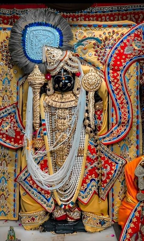 Shrinathji Image Wallpaper Hd, Dwarikadhish Hd Wallpaper Full Screen, Shreenathji Wallpapers Full Hd, Dwarkadhish Hd Wallpaper, Dwarkadhish Wallpaper Full Hd, Dwarkadhish Hd Photo, Krishna Rukmini, Kanha Dress, Dwarikadhish Hd Wallpaper