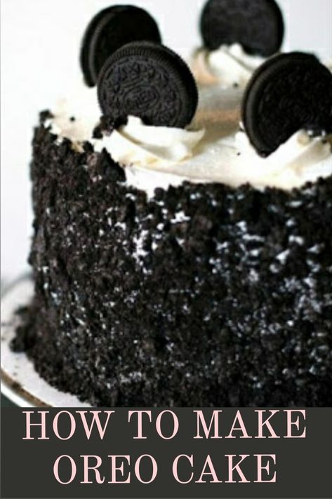 Hey guys, this is a recipe of homemade oreo cake with only just 3 ingredients. Check out the recipe on my website and try it and let me know how it goes with you.❤️ #oreocake #oreolover #oreocakewith3ingredients #cake #cakelover #thecurlygirl Oreo Cookie Cake Recipe Simple, Simple Oreo Cake, Homemade Oreo Cake, Oreo Cake Recipe Homemade, Oreo Cookie Cake, Cake Without Oven, Oreo Dessert Recipes, Chocolate Oreo Cake, Oreo Biscuits