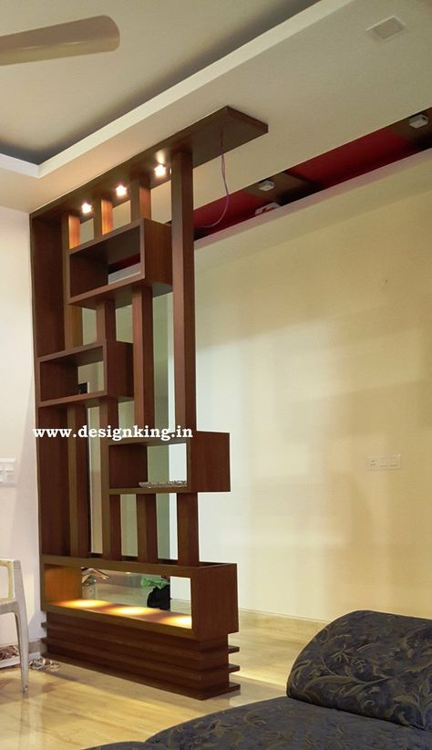 Modern Partition, Modern Partition Walls, Room Partition Wall, Wall Partition Design, Shelf Bedroom, Bedroom Beds, Wall Partition, Wooden Partitions, Modern Room Divider