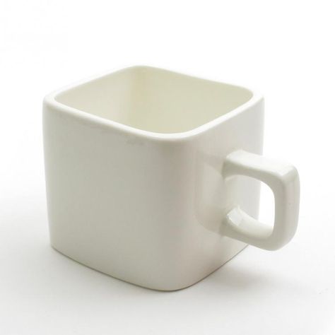 Cube Shaped Square Lego Coffee Mug - Cube Mug Lego Mug, Themed Cafes, Pottery Crafts, Stackable Storage, Pottery Classes, Clay Art Projects, Porcelain Cup, Be Cool, Storage Container