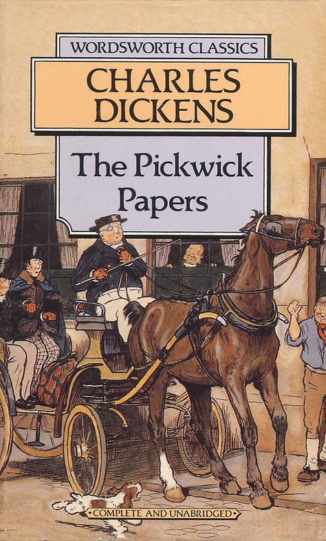 The Pickwick Papers - Charles Dickens Pickwick Papers, Charles Dickens Books, Wordsworth Classics, The Pickwick Papers, Book Community, Literature Books, Lewis Carroll, English Literature, Charles Dickens