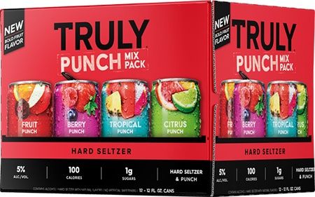 Vintage Barn : Truly Spiked & Sparkling Punch Variety 12 PK Cans 12OZ Variety Pack Design, Truly Drink, Truly Seltzer, Soda Design, Drink Branding, Sparkling Punch, Midnight Munchies, Iced Starbucks Drinks, Mixed Berry Smoothie