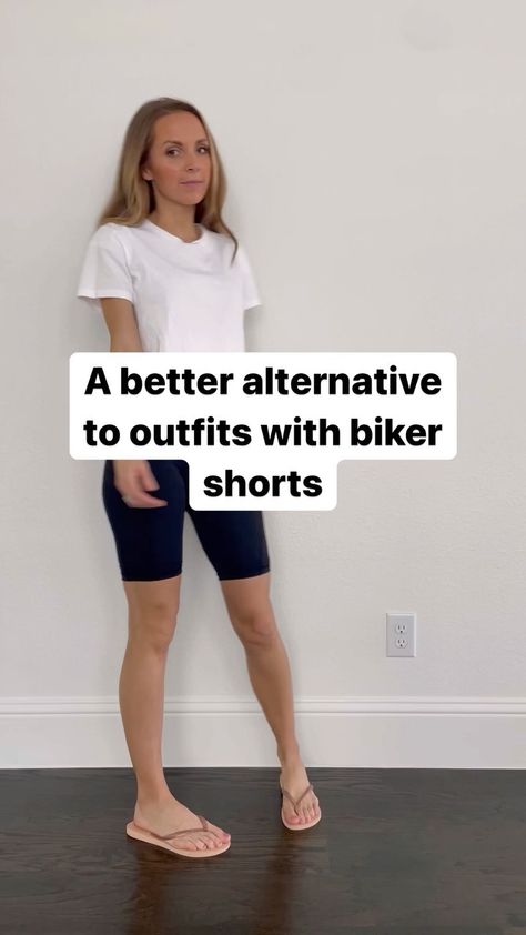 merricksart on Instagram: I’ve said it before and I’ll say it again, I hate biker shorts 😅 But here’s an alternative if you don’t want to wear denim shorts! These… How To Wear Biker Shorts, Long Biker Shorts Outfit, Short Women Outfits, Biker Shorts Outfit, Shorts Outfit, Lady Biker, Biker Shorts, Short Outfits, Bermuda Shorts