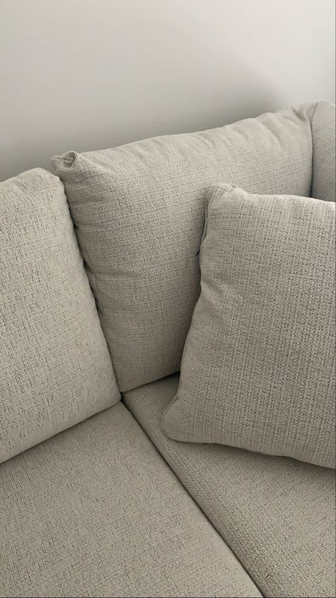 New Couch Aesthetic, Neutral Computer Wallpaper, Sofa Photoshoot, Couch Aesthetic, Best Couch, Couch Material, Minimalistic Aesthetic, Minimalist Wallpaper, Beige Aesthetic