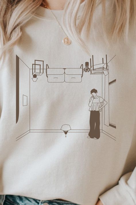 Aesthetic Crewneck Outfit, Harrys House Harry Styles, Harry Styles Concert Outfit Summer, Harry Styles Crewneck, Harry Styles Harrys House, Harry Styles Clothes, Diy Embroidery Shirt, Harry Styles Concert Outfit, Crewneck Outfit