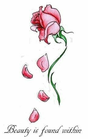 Beauty And The Beast Flower, Beauty And The Beast Rose Tattoo, Amy Brown Art, Beauty And The Beast Tattoo, Gothic Alphabet, Kiss Tattoos, Bubble Drawing, Pencil Drawings Of Flowers, Bee Drawing