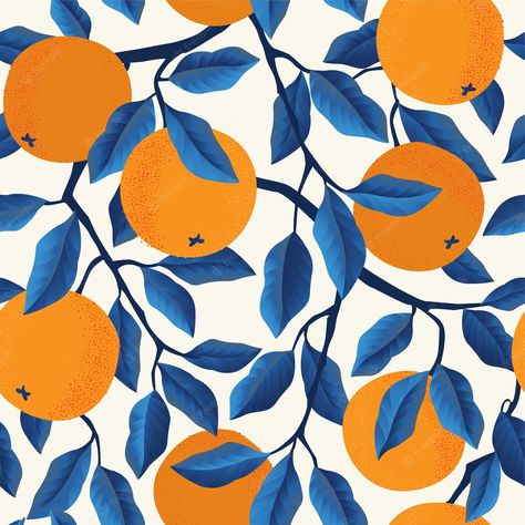 Oranges Fruit, Orange Art, Arte Inspo, Orange Pattern, Monoprint, Pottery Painting, Floral Wall Art, Art Materials, Abstract Pattern