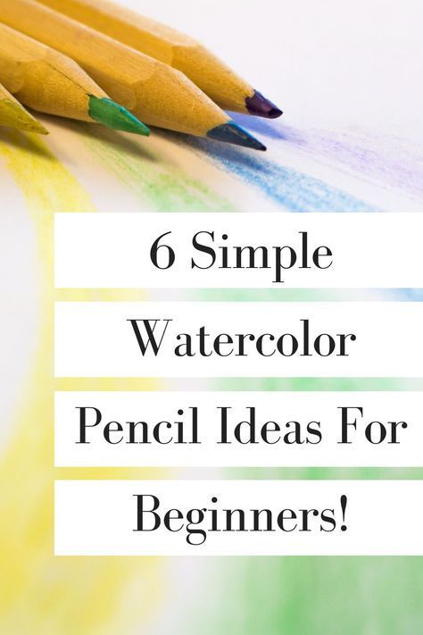 How To Use Watercolor Pencil, Easy Watercolor Pencil Art, Easy Watercolor Pencils Paintings For Beginners, Watercolor Pencil Art Lessons, Watercolor Pencil For Beginners, How To Paint With Watercolor Pencils, What To Draw With Watercolor Pencils, Water Color Pencil Easy, Watercolour Pencil Art Easy