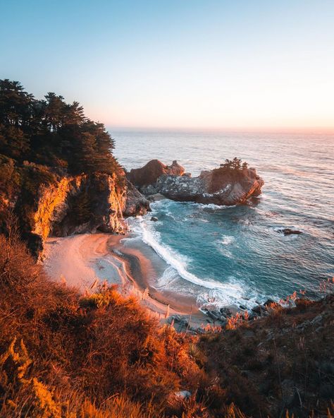 Mcway Falls Big Sur, Mcway Falls, Golden Coast, Big Sur California, I'm Grateful, Pacific Coast Highway, National Photography, California Coast, Office Art