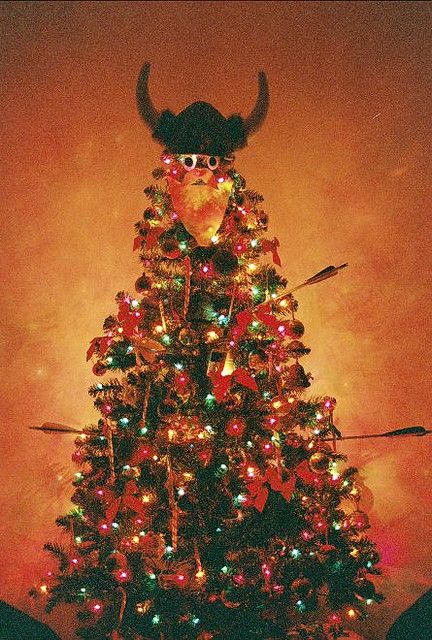 Viking Christmas Tree by England, via Flickr Viking Christmas, Christmas Gift Exchange, Christmas Beauty, Holiday Christmas Tree, Christmas Makes, Gift Exchange, I Know It, Xmas Cards, Yule