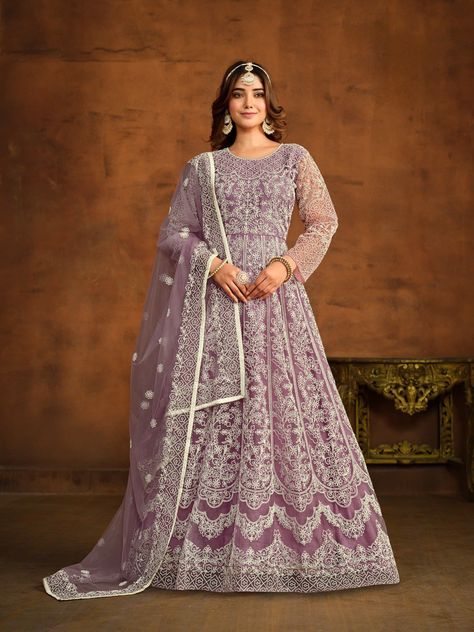 Hello, beautiful fashion lovers! 💖 Are you getting ready for an upcoming wedding or festive event? Well, guess what? We’ve just launched the Festive Wedding Guest Wear Embroidered Net Gowns collection, and it’s everything you need to look stylish, elegant, and totally wow everyone at the party!

priced at ₹3285 (+ shipping extra), Net Anarkali Dresses, Anarkali Lehenga Gowns, Velvet Suit Design, Net Anarkali, Net Gowns, Indian Anarkali, Anarkali Lehenga, Gown With Dupatta, Gown Suit