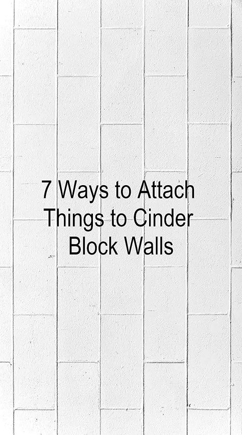 Basement Remodel Cinder Block Walls, Screw Into Concrete Wall, Peel And Stick Wallpaper On Cinderblock, Ideas For Cinder Block Walls, Cinder Block Office Ideas, Cinder Block Home Interior, Office With Cinderblock Walls, Paint Basement Cinder Block Walls, How To Cover A Cinder Block Wall