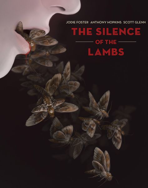 The Silence of the Lambs - artwork by Skuzzles Best Psychological Thriller Movies, Psychological Thriller Movies, Jack Crawford, Top Horror Movies, Horror Movies On Netflix, Clarice Starling, Spirit Fanfic, The Silence Of The Lambs, Film Thriller