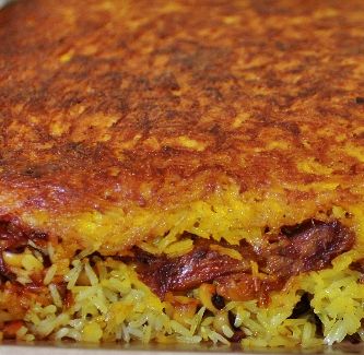 Tahchin – Persian Rice & Chicken Cake – ballisticbaker Persian Crispy Rice, West Kelowna, Persian Rice, Persian Recipes, Lamb Kebabs, Food Beef, International Dishes, Rice Side, Persian Cuisine