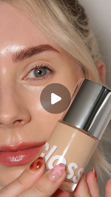 Drew Richards on Instagram: "GLOSSIER Stretch Fluid Foundation review & tutorial 💟 It’s light-to-medium coverage + natural finish. 89% skincare-based, gel-cream foundation that leaves skin looking healthy and moisturised. 💘formulated without fragrance & non-comedogenic. @glossier pr The makeup brush is from @karlacosmetics pr. ♡ Makeup tutorial . dewy glowy makeup . natural makeup . Beauty routine . No filter skin . Latte makeup . Daily tutorials . Foundation tutorial. Foundation review . Healthy skin tutorial . Clean girl makeup" Dewy Glowy Makeup, Glossier Foundation, Glowy Makeup Natural, Foundation Tutorial, Dewy Makeup Tutorial, Foundation Tutorials, Skin Tutorial, Latte Makeup, Clean Girl Makeup