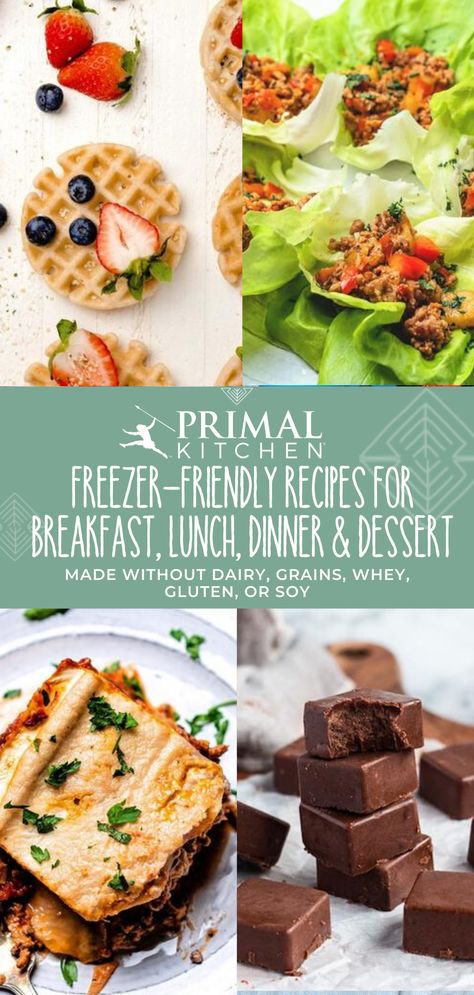 Primal Diet Recipes Dinners, Primal Dinner Recipes, Primal Kitchen Recipes, Paleo Freezer Meals, Primal Lifestyle, Primal Diet Recipes, Diet Lunch Ideas, Meal Ready To Eat, Primal Diet