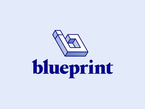 Blueprint Logo by Braden Floris for GoFundMe on Dribbble The Blueprint, Go Fund Me, Creative Logo, Print Logo, Creative Professional, Global Community, Logo Design, ? Logo, Design