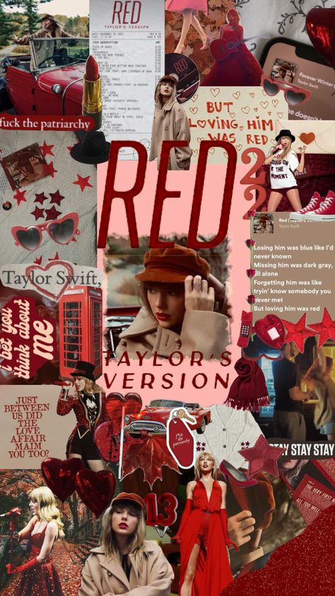 Taylor Swift//Red (Taylor’s version) ❤️ #taylorswift #red Taylor Swift Red Album, 22 Taylor, Loving Him Was Red, Taylor Swift Party, Estilo Taylor Swift, Taylor Swift Cute, Taylor Swift Posters, Swift Photo, All About Taylor Swift