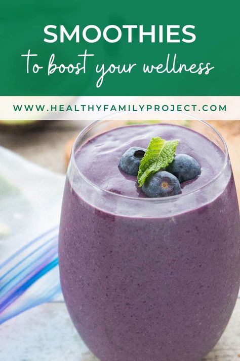 Healthy Smoothie Recipes to Boost Your Wellness Routine | Check out these Healthy Smoothie! Loaded with fruits, vegetables, protein, and flavor! | Healthy Family Project #healthy #smoothie #recipes #newyear #wellness #smoothies #fruits #vegetables Potassium Smoothie, Heathy Smoothies, Banana Oatmeal Smoothie, Fresh Juice Recipes, Coconut Smoothie Recipe, Cooking Magazine, Nutrient Packed Smoothies, Energy Smoothies, Healthy Eating Snacks