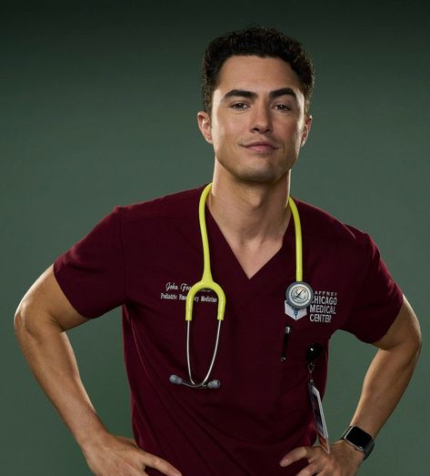 Chicago Med | NBCUniversal MediaVillage Daren Barnet, Darren Barnet, Chicago Shows, Chicago Med, Never Have I Ever, Television Program, Hottest Guy Ever, Greys Anatomy, Gq