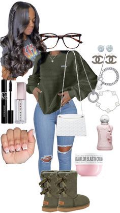 Check out princessjessieria's Shuffles Fall Clothes For Black Women, Ugg Outfits Black Women, Cute Fall Outfits Black Women, Ugg Outfits, Neon Lips, Fasion Outfits, Cute Lazy Day Outfits, Swag Outfits For Girls, After Life