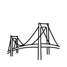 My Icon Story Bridge Illustration Simple, Bridge Doodle, Bridge Icon, Engineering Logo, Bridge Drawing, My Icon, Burning Bridges, Bedroom Paint, Simple Doodles