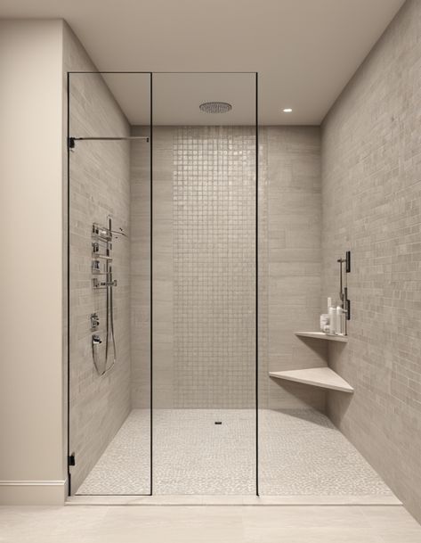 Step Into Luxury: 49 Unique Walk-In Shower Designs To Inspire You Walk In Shower Ideas, Walk In Shower Designs, Shower Designs, Primary Bathroom, Guest Bathroom, Unique Styles, Walk In Shower, Shower Doors, Shower Ideas