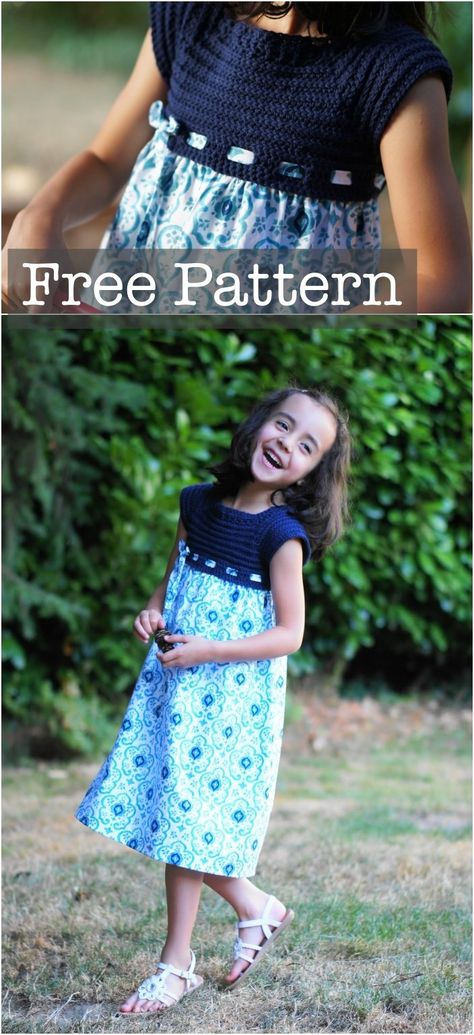 DSC07199-down Crochet And Fabric, Crochet Dress Girl, Knitted Stuff, Toddler Dress Patterns, Crochet Top Dress, Crochet Dress Pattern Free, Crochet Summer Dresses, Black Crochet Dress, Fabric Sewing Patterns