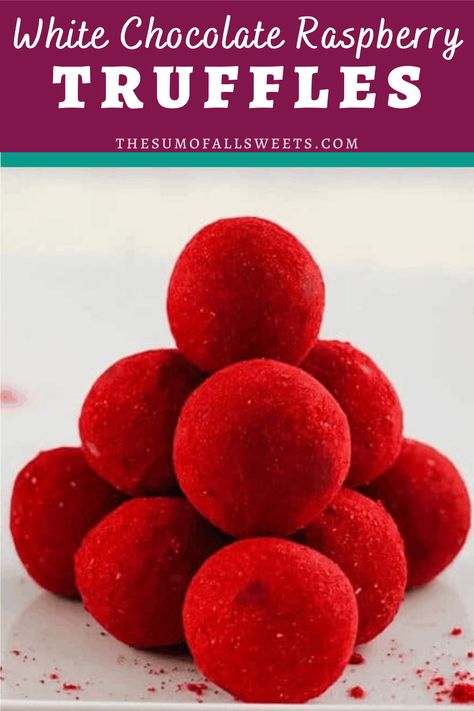 Candies To Make For Christmas, No Bake Truffles Easy, Diy Truffles Recipes, Christmas Desserts Truffles, Raspberry Truffles Recipe, Truffles Recipe Easy, Chocolate Raspberry Truffles, Truffle Flavors, Raspberry Truffles