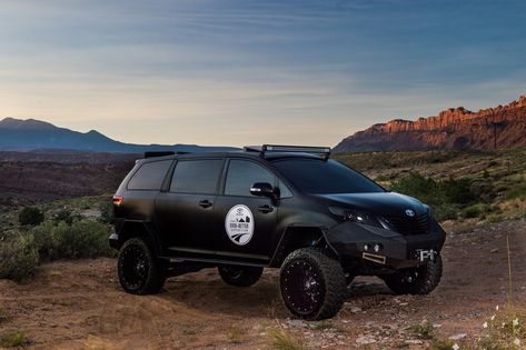 Toyota Ultimate Utility Vehicle  -  The 10 wildest off-road vehicles of 2015 Ariel Nomad, Road Trip Van, Lifted Van, Car Lifts, Classic Vans, Cool Vans, Chrysler Pacifica, Toyota Sienna, Minivan