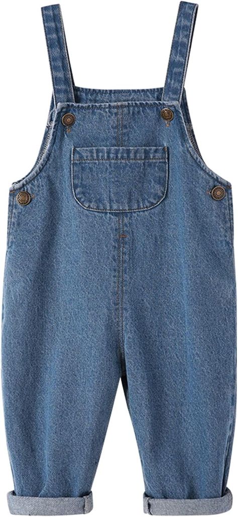 Amazon.com: JWWN Toddler Boys Girls Long Denim Bib Overalls Little Kids Soft Cotton Rugged Relaxed Fit Jumpsuits Pants (Beige,3Years) : Clothing, Shoes & Jewelry Boys Overalls, Toddler Overalls, Fitted Jumpsuit, Jean Pants, Jean Overalls, Bib Overalls, Stretchy Jeans, Jeans Material, Family Outfits