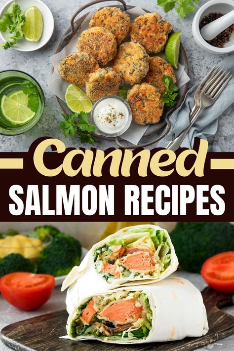 Recipes With Canned Salmon, Can Salmon Recipes, Tinned Salmon Recipes, Salmon Recipes Healthy, Salmon Ideas, Salmon Sandwiches, Salmon Wellington, Canned Salmon Recipes, Salmon Chowder