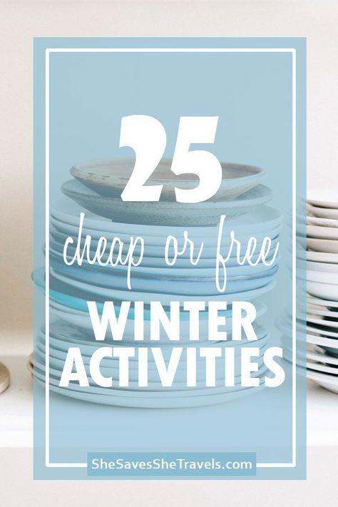 Winter activities for adults and kids to help you get through the miserable weather! From winter self care to organizing your home to free kids activities, this list of 25 cheap or free winter activities will help you survive the winter. #thingstodoinwinter #winteractivities #freethingstodoinwinter #cheapwinteractivities Things To Do In January Activities, Things To Do In The Winter, Winter Activities For Teens, January Activities For Seniors, Winter Activities For Adults, Free Winter Activities, Free Kids Activities, Winter Self Care, Winter Family Activities