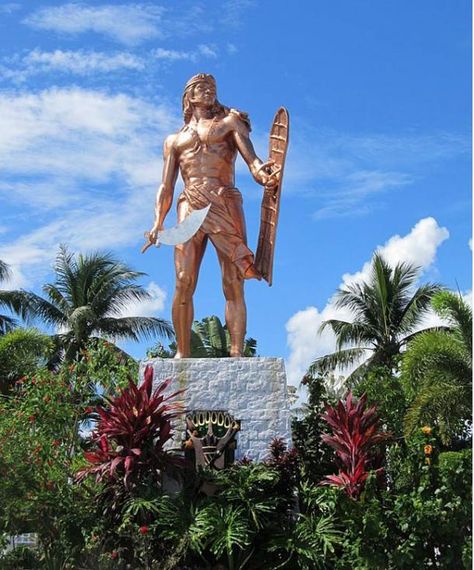 The bronze statue of Lapu-Lapu in Mactan. Battle Of Mactan, Mactan Island, Ferdinand Magellan, Cebu City, Bohol, Philippines Travel, Palawan, Novel Writing, Look In The Mirror