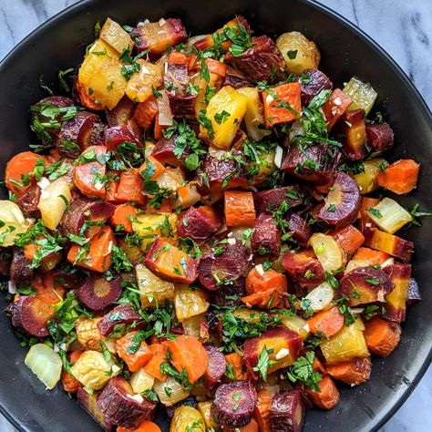 Almost Ran's Perfect Moroccan Carrot Salad Healthy Roasted Carrots, Moroccan Carrot, Moroccan Carrot Salad, Boil Carrots, Moroccan Vegetables, Heart Kitchen, Moroccan Carrots, Butternut Squash Pasta, Cooking Range