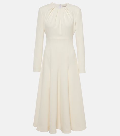 Princess Diana Brown, Cotton Poplin Dress, Emilia Wickstead, Brown Outfit, Midi Cocktail Dress, Poplin Dress, Cotton Midi Dress, Fashion Attire, Pleated Midi Dress