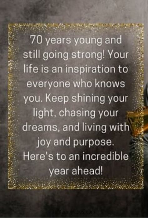 Celebrate the milestone of a 70th birthday with heartfelt, funny, and reflective wishes that capture the wisdom of seven decades. Happy 70 Birthday Wishes, Happy 70th Birthday Wishes Man, 70th Birthday Images, 70th Birthday Poems, 70th Birthday Wishes, Long Birthday Wishes, Birthday Wishes For A Friend Messages, Birthday Wishes For Women, Birthday Msgs